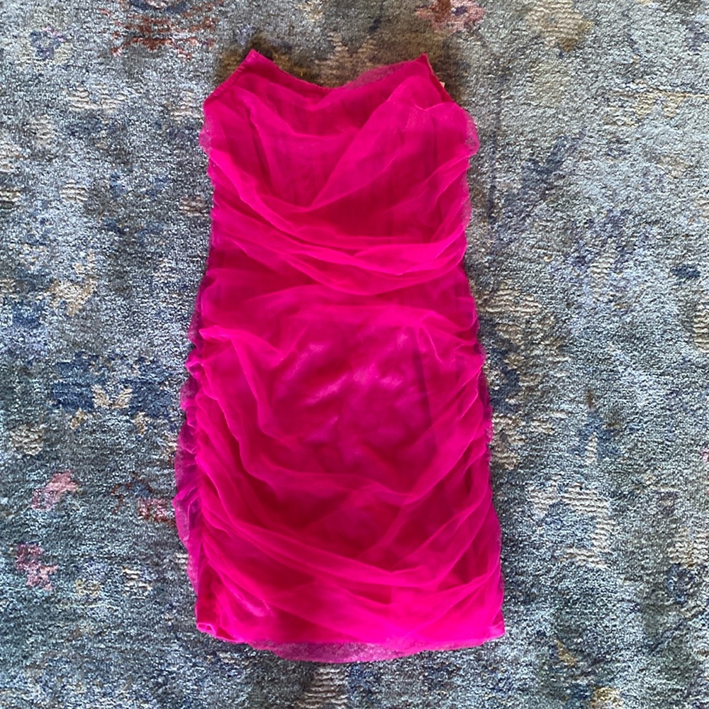 Pretty little thing mesh corset dress